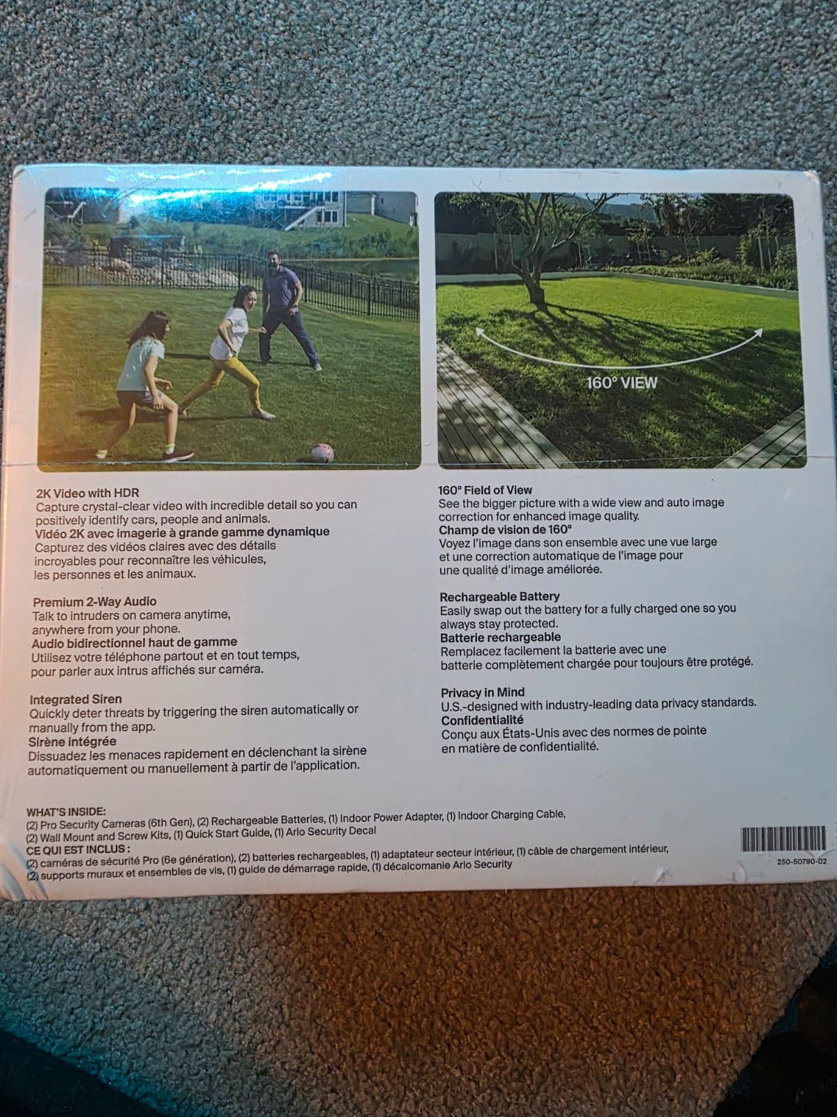 Arlo Pro 6 2K HDR Security Camera 2-Pack Wireless Spotlight Cameras NEW - Thumbnail 4