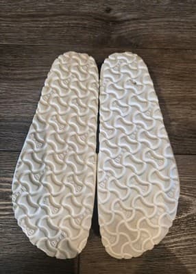 Birkenstock Madrid EVA White Single Strap Slide Sandals Women's Size 10 - Thumbnail 3