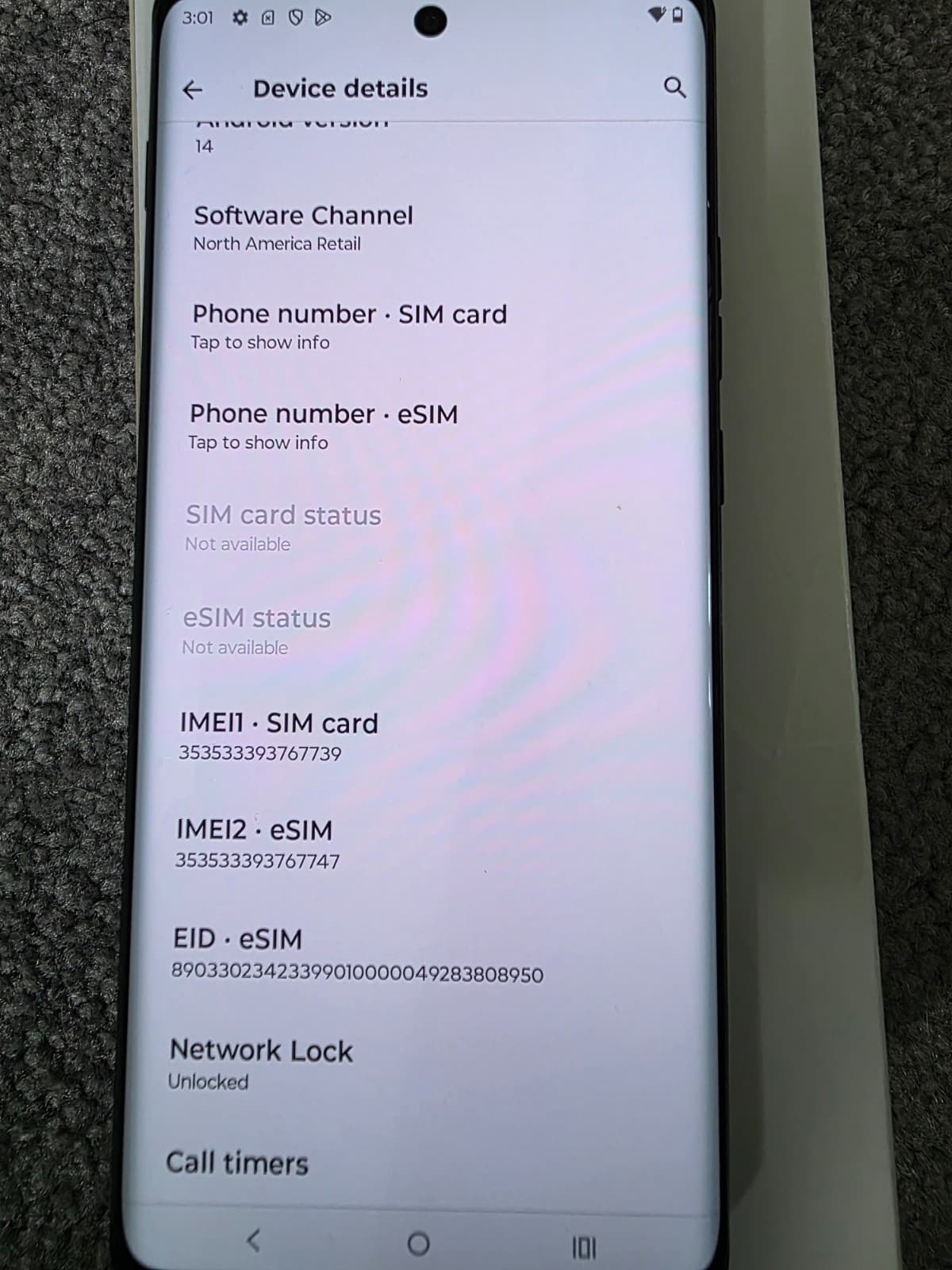 Motorola Edge 2024 256GB XT2405-1 Unlocked Black 5G Dual SIM Android 14 - Thumbnail 12