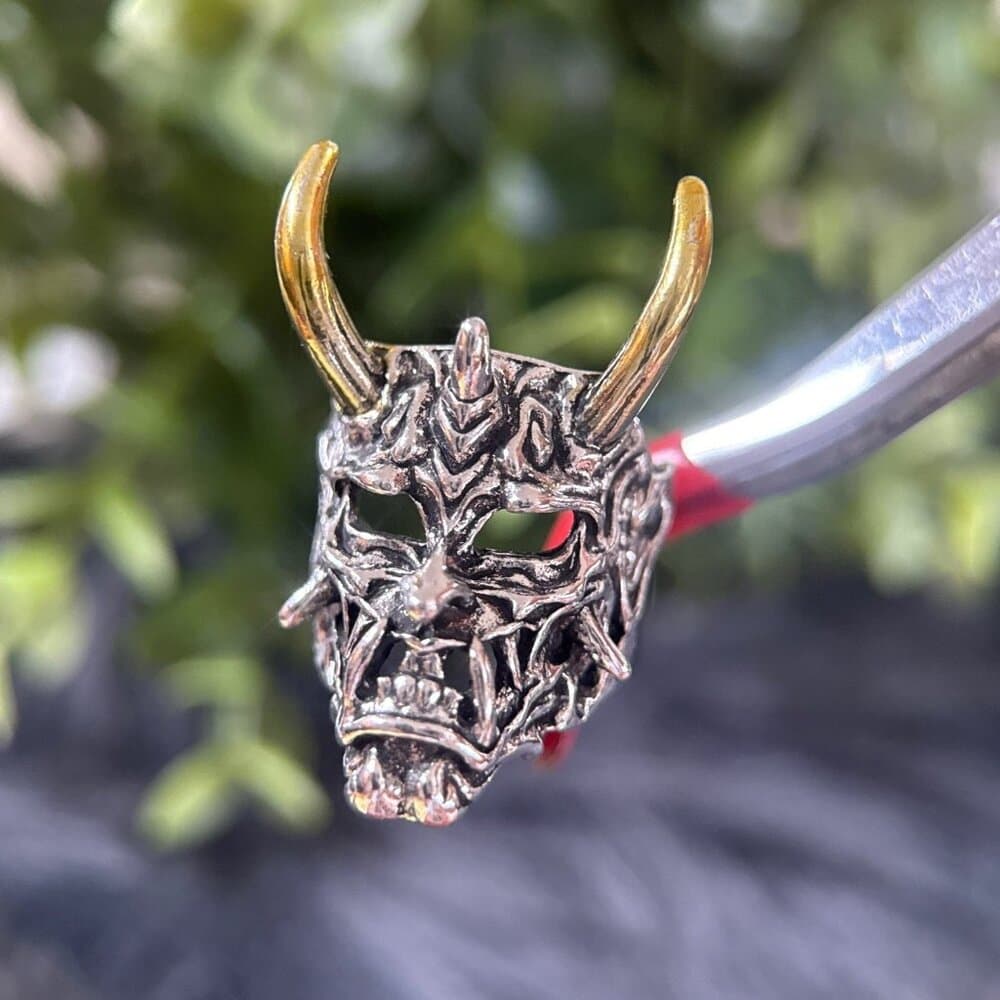 Yellow Horn Demon Ring