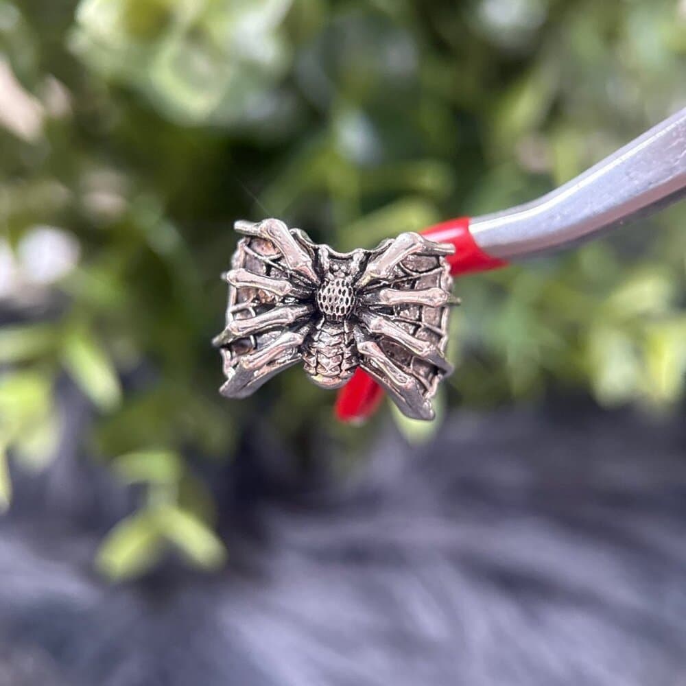 Spider Face Open Back Ring