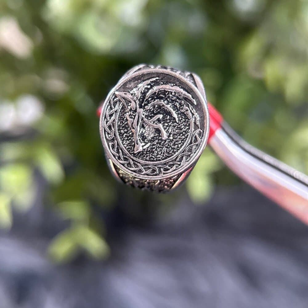 Silver Dragon Men’s Ring