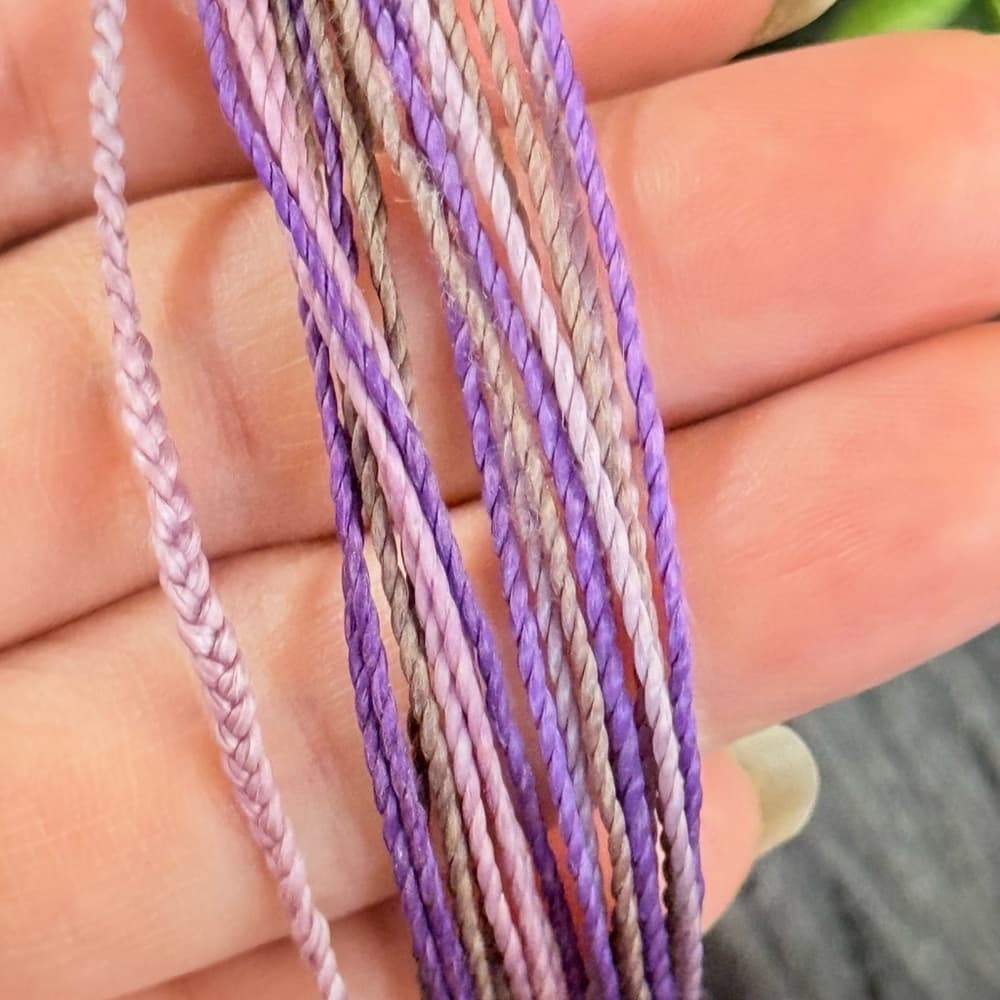 Pura Vida Purple Ombre Multi-Strand Cord Bracelet Set