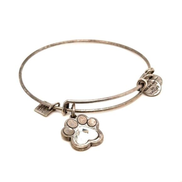 Alex and Ani Heart Cz Paw Bracelet - Thumbnail 5