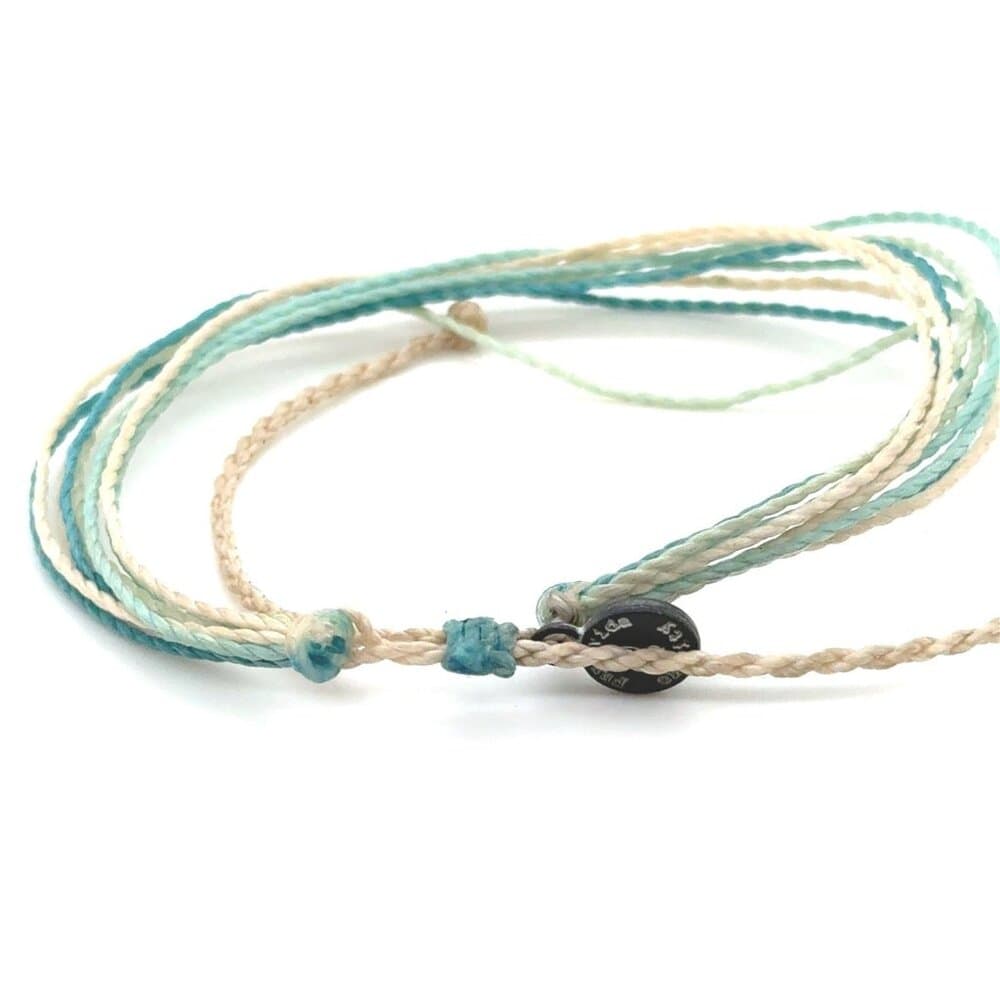 Pura Vida White/Blue/Teal Bracelet (#01) - Thumbnail 2