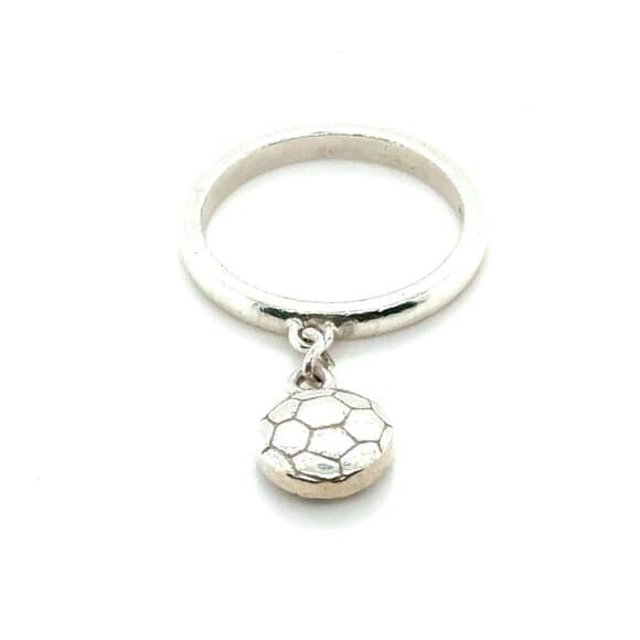 James Avery Soccer Ball Dangle Ring - Retired - Thumbnail 6