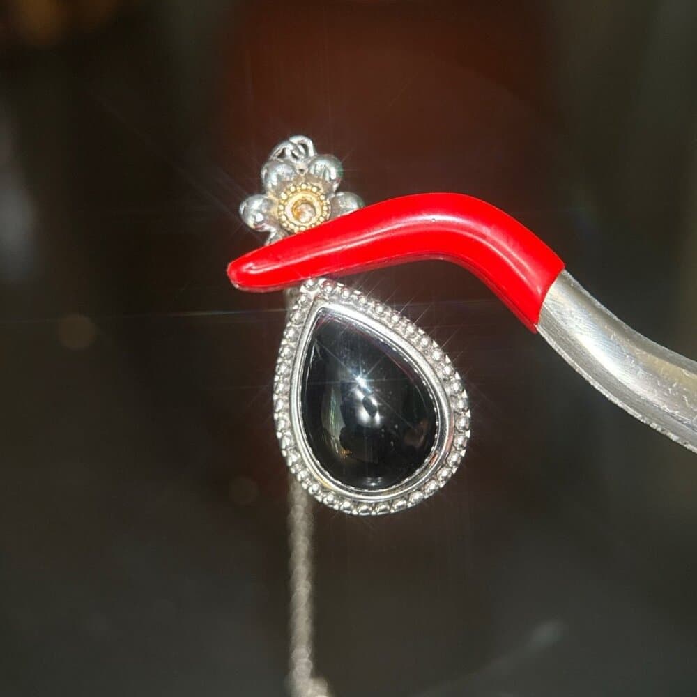 925/14k Alwan Vahan Onyx Necklace