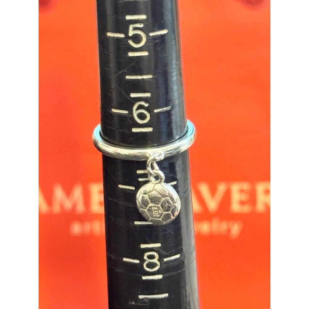 James Avery Soccer Ball Dangle Ring - Retired - Thumbnail 3