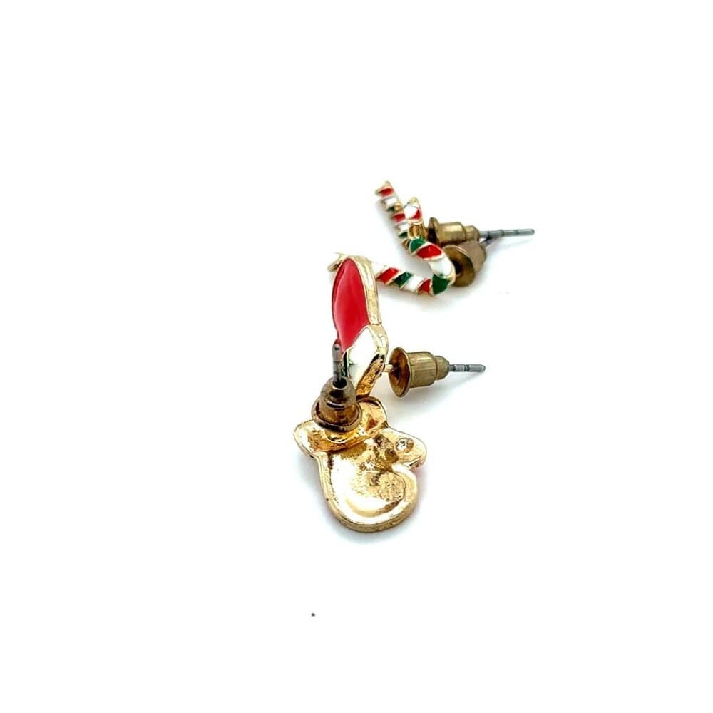 Gloves & Candy Cane Christmas Theme Studs - Thumbnail 3