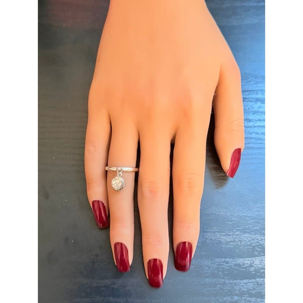 James Avery Soccer Ball Dangle Ring - Retired - Thumbnail 4