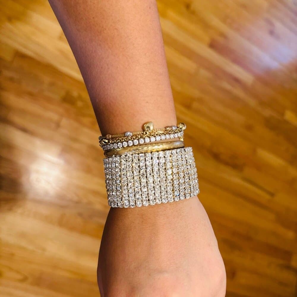 Sparkling Stretch Bracelet (c) - Thumbnail 2