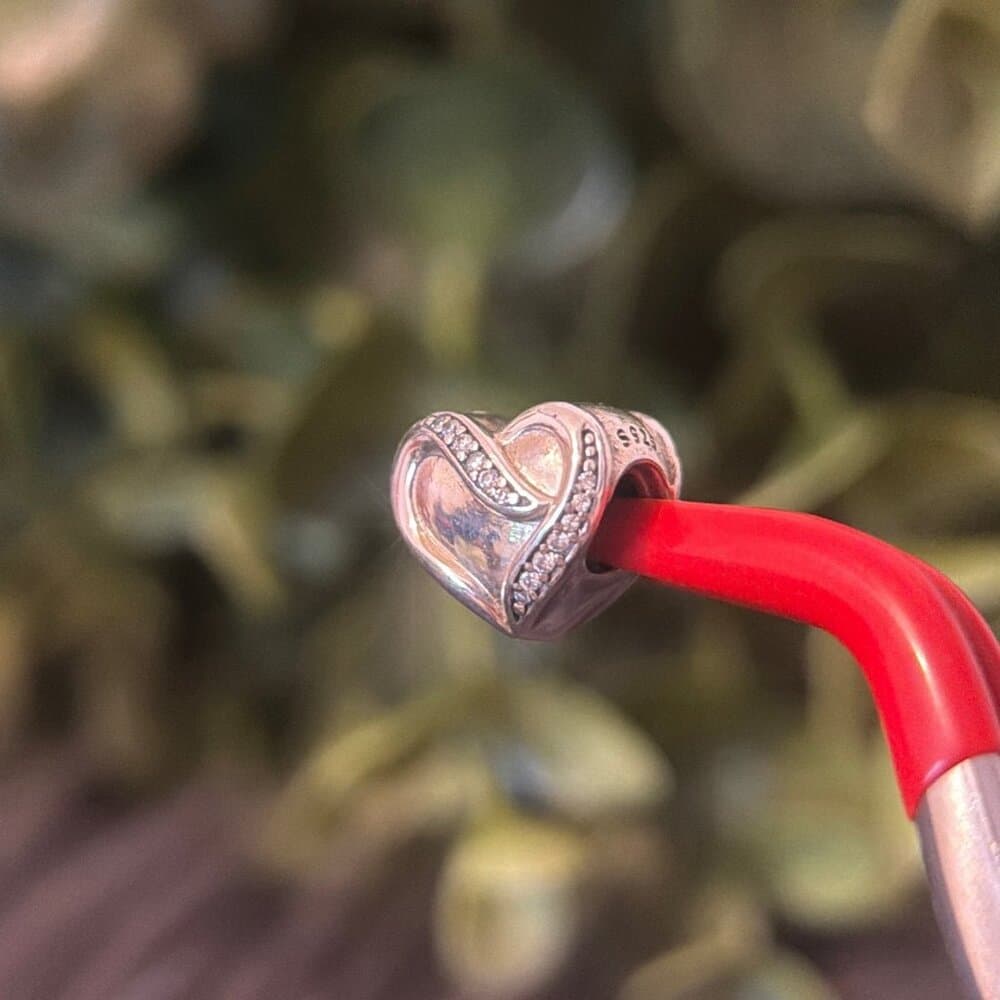 Pandora Heart Cz Charm