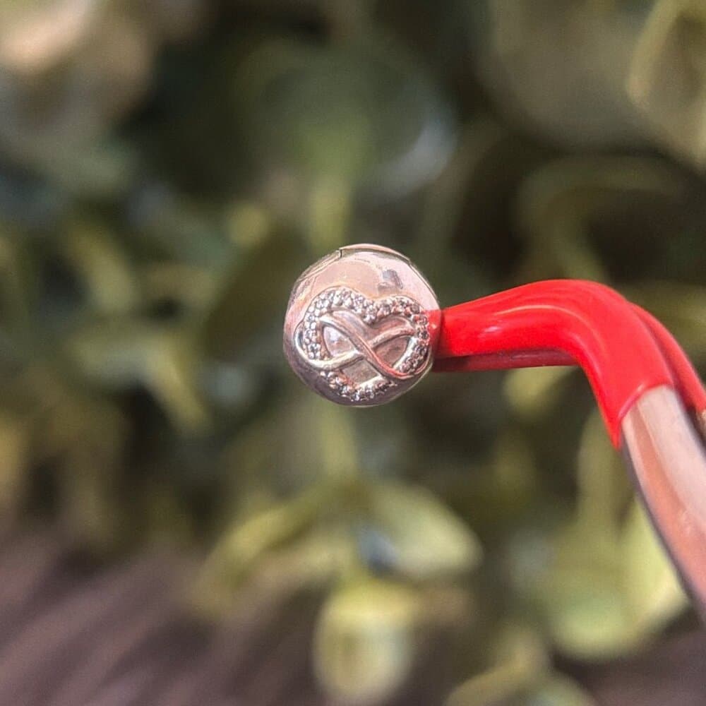 Pandora Heart Infinity Cz Clip Charm