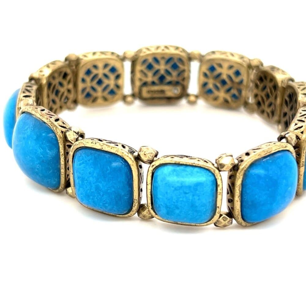 Blue Fossil Bracelet