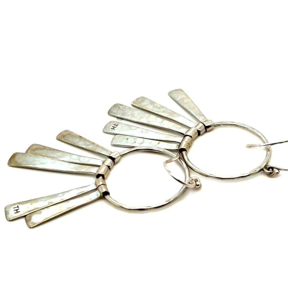 Silpada Nod To Mod Textured Earrings