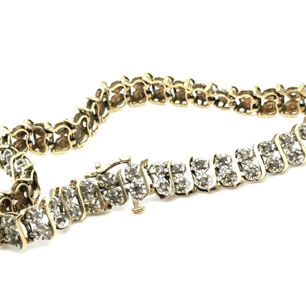10K Gold Diamonds Bracelet (Read Description)