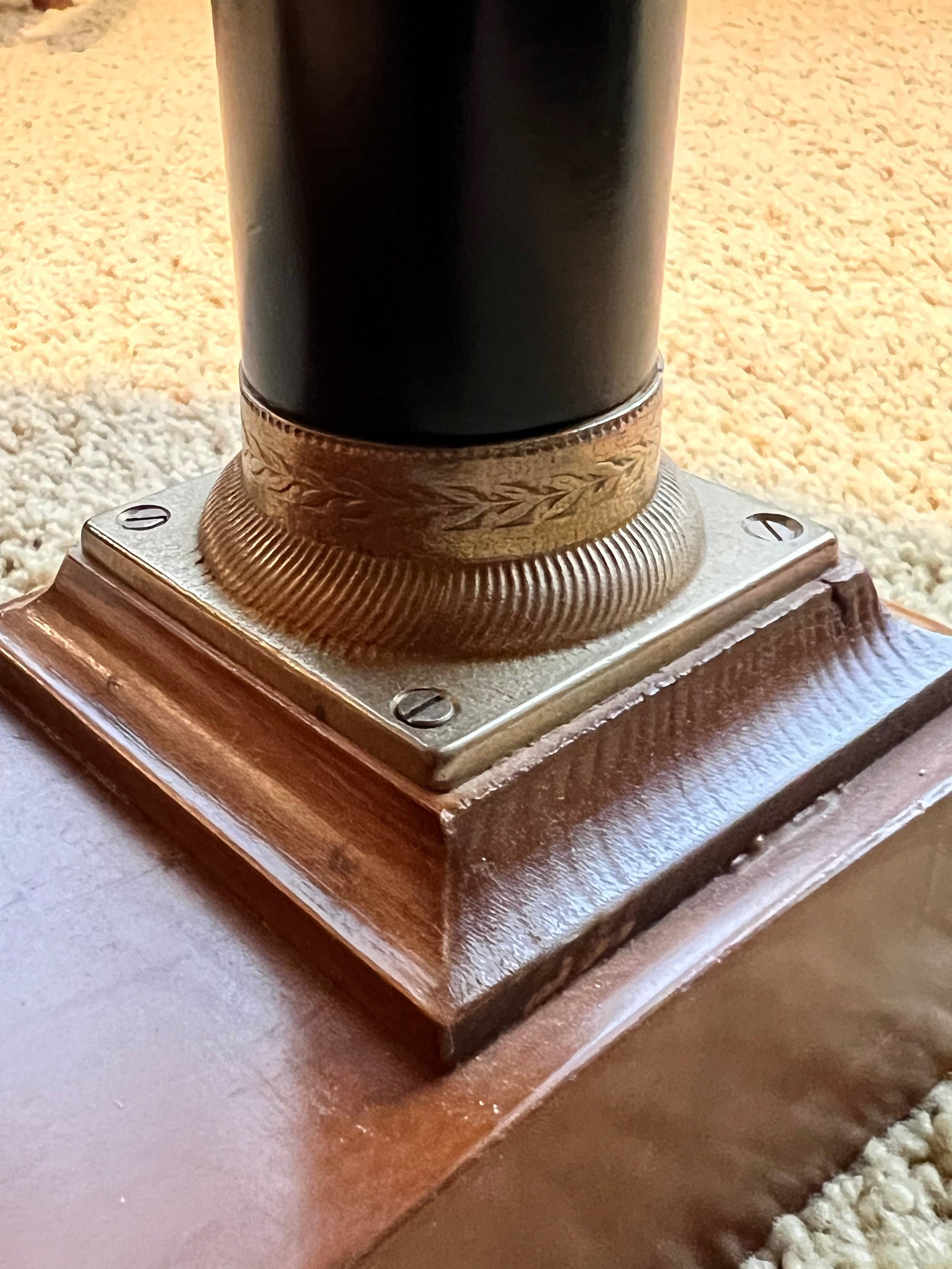19th Century French Empire Round Marble Top End Table PD138-5 - Thumbnail 9