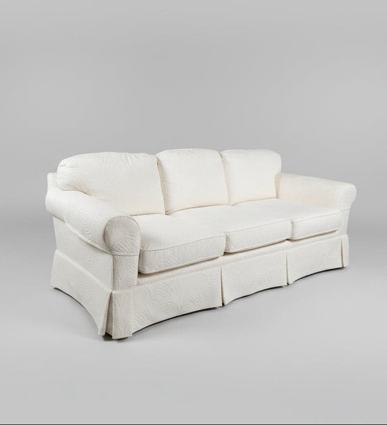 Pennsylvania House Criterion 60 Cream Three Cushion Sofa PD138-16 - Thumbnail 4