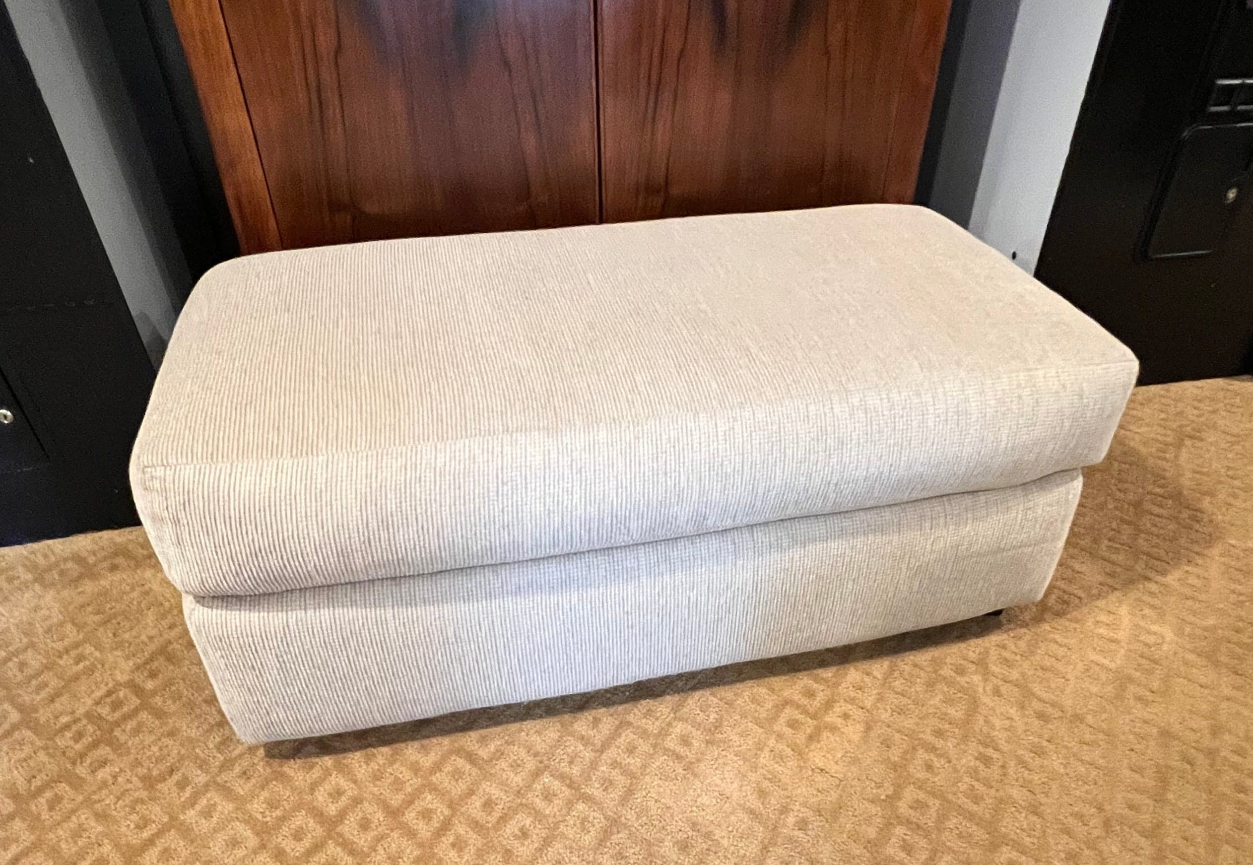 Large Rectangular Upholstered Ottoman -PD138-29 - Thumbnail 7