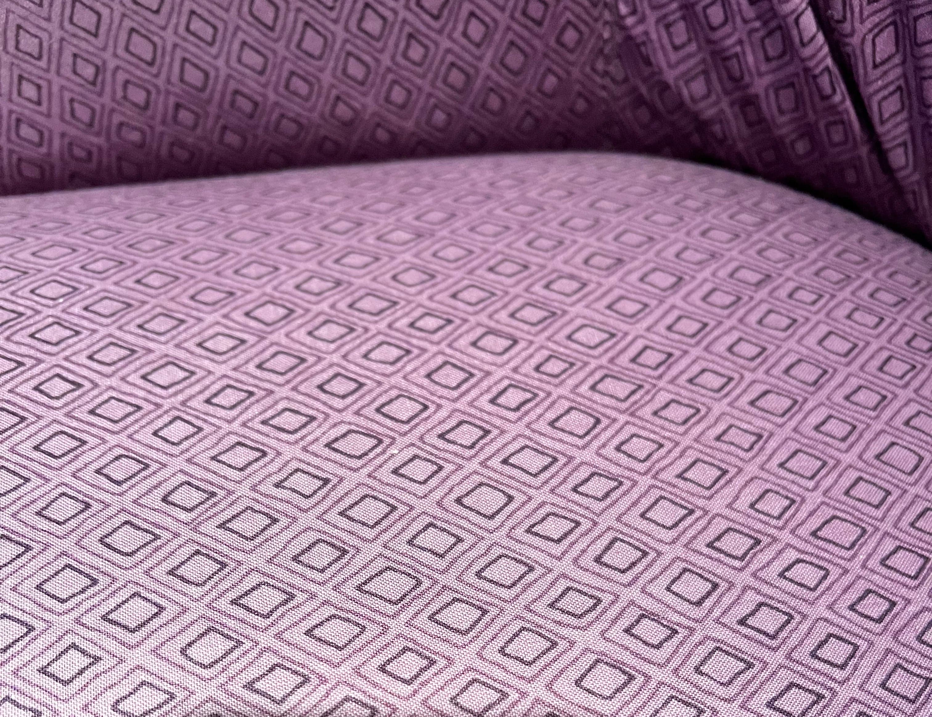 Pennsylvania House Purple Upholstered Tufted Curved Back Accent Chair PD138-37 - Thumbnail 6