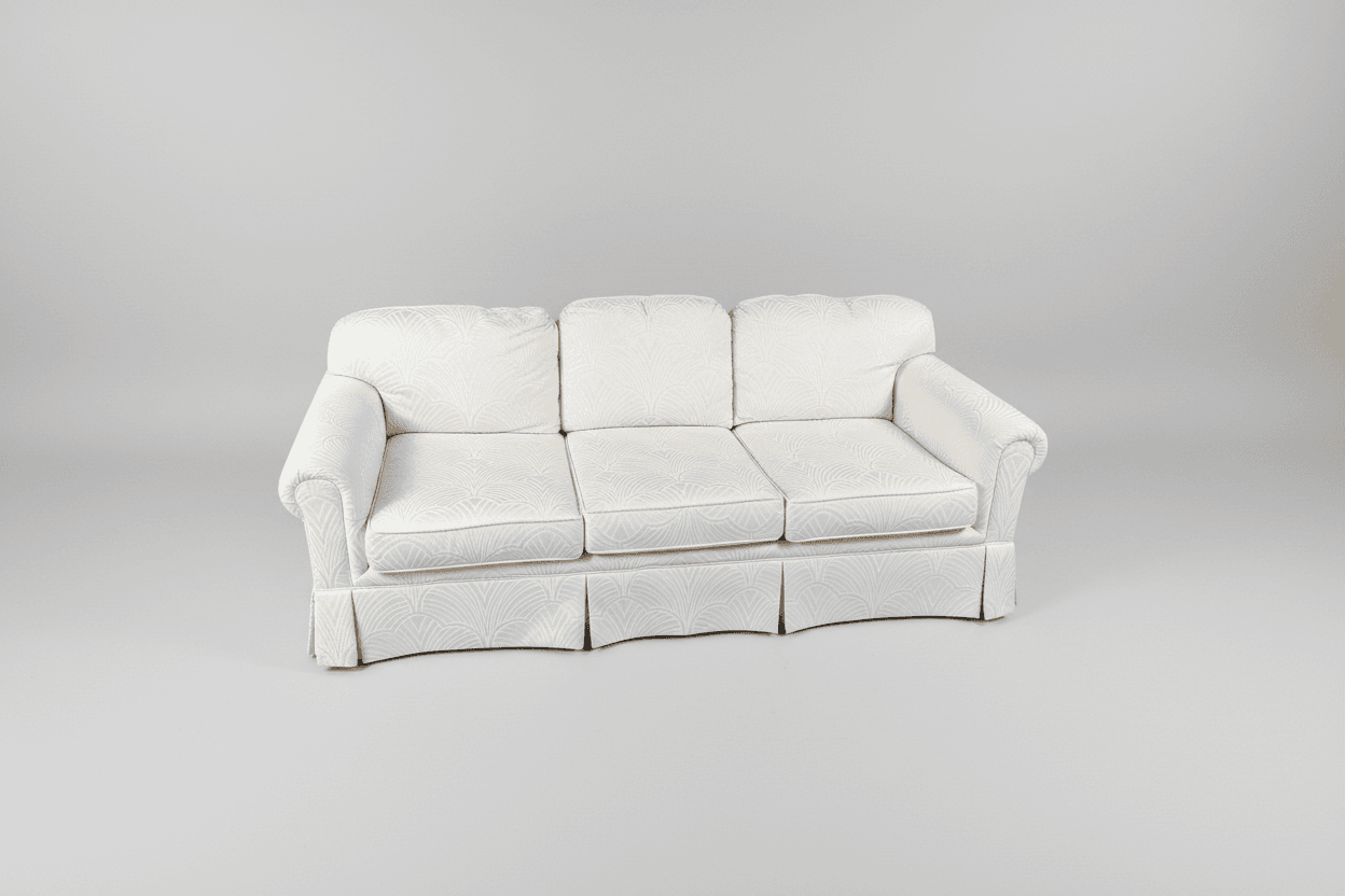 Pennsylvania House Criterion 60 Cream Three Cushion Sofa PD138-16 - Thumbnail 2
