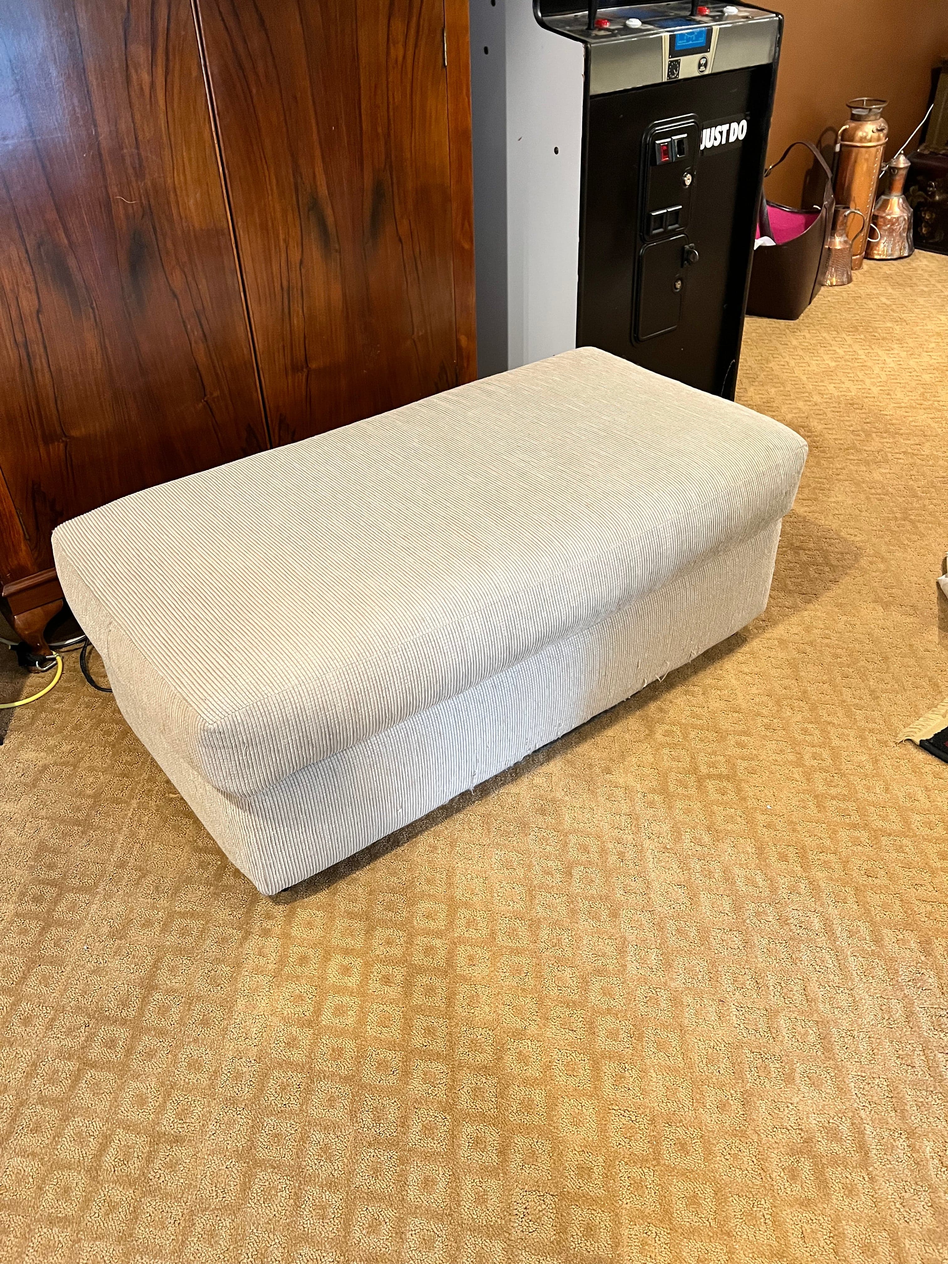 Large Rectangular Upholstered Ottoman -PD138-29 - Thumbnail 3