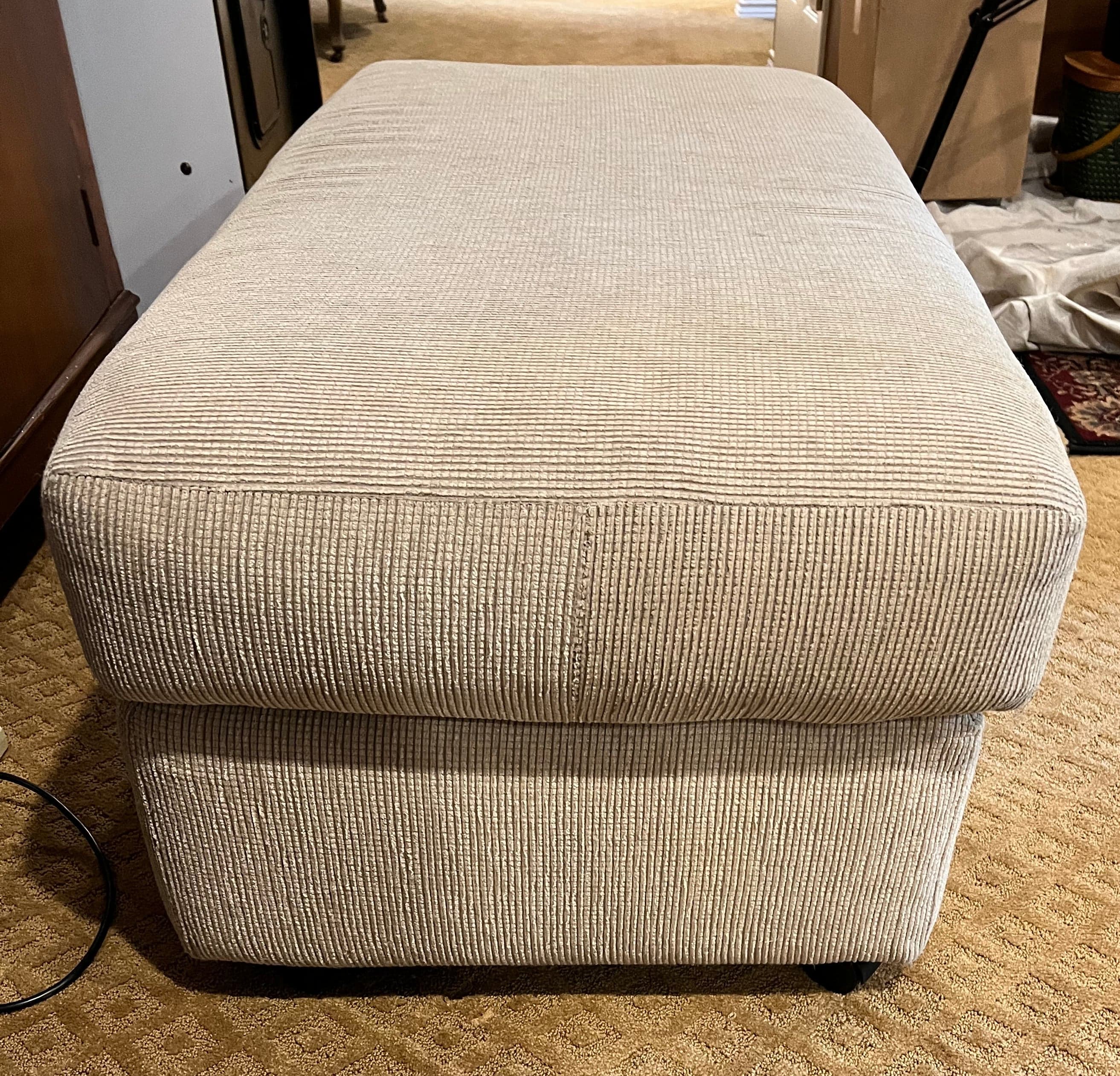 Large Rectangular Upholstered Ottoman -PD138-29 - Thumbnail 5