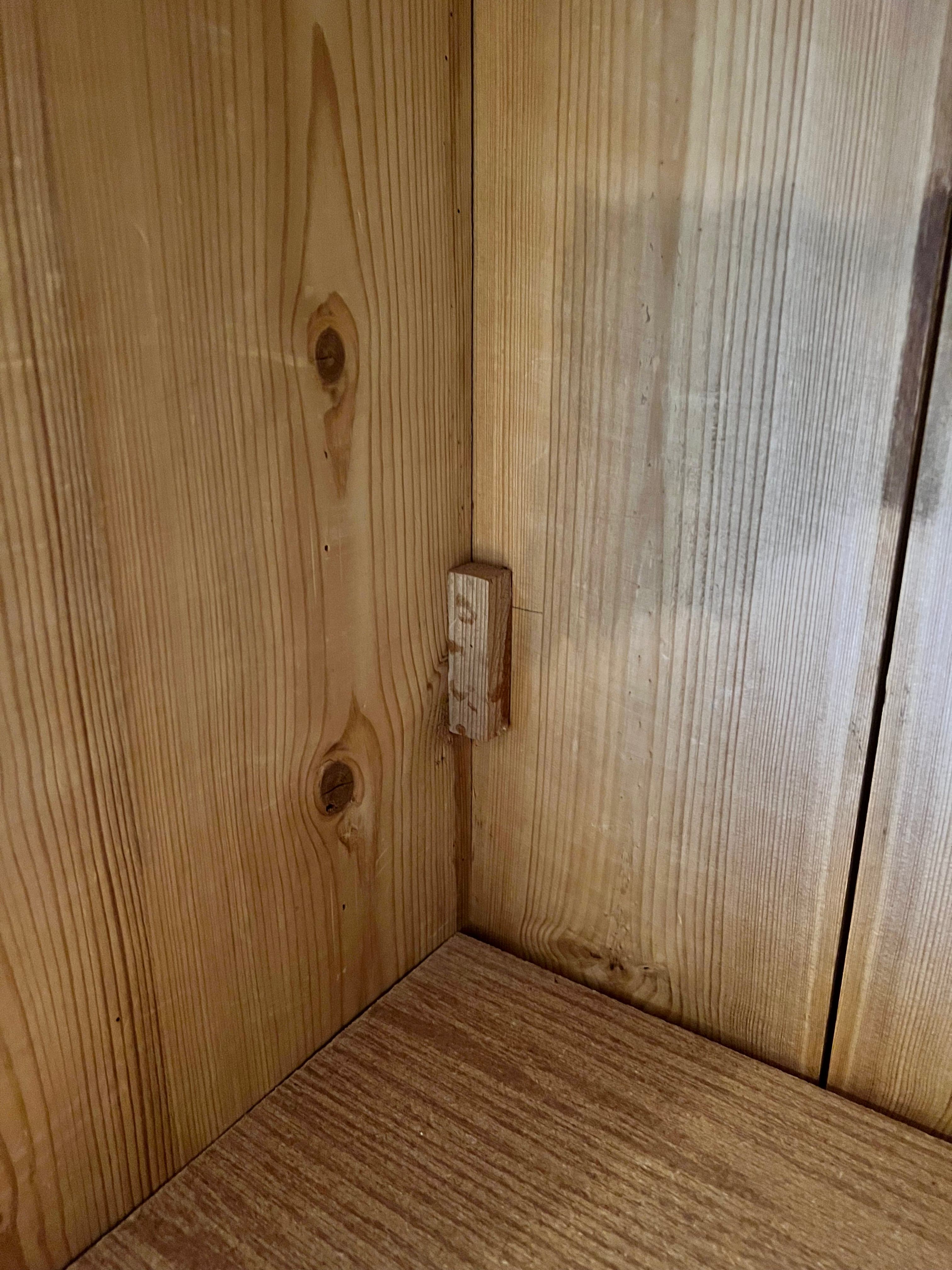 Narrow Antique Pine Cupboard/Armoire PD138-41 - Thumbnail 13
