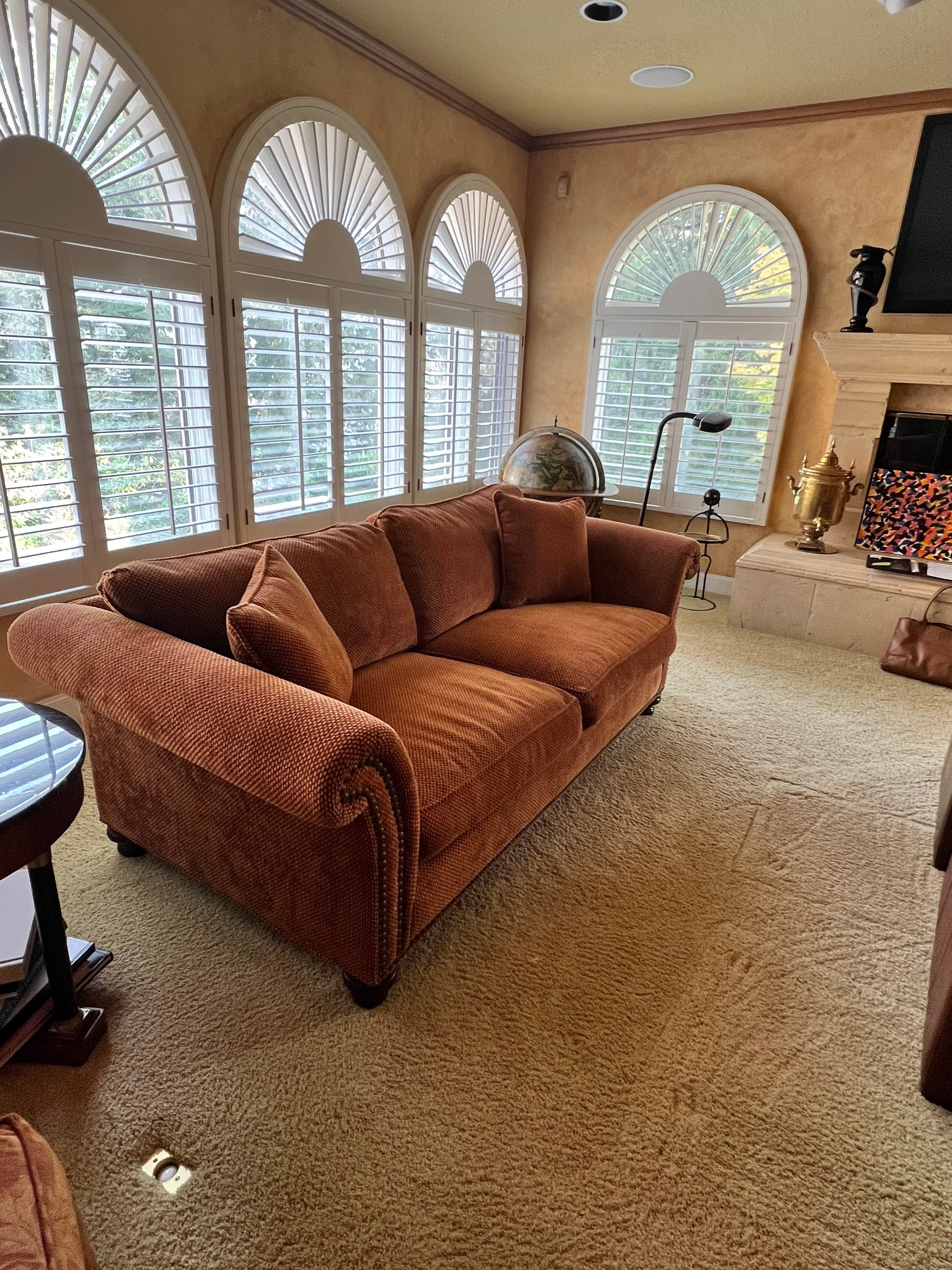 Castellano 2 Cushion Down Sofa in Custom Fabric (2 avail) PD138-1 - Thumbnail 4