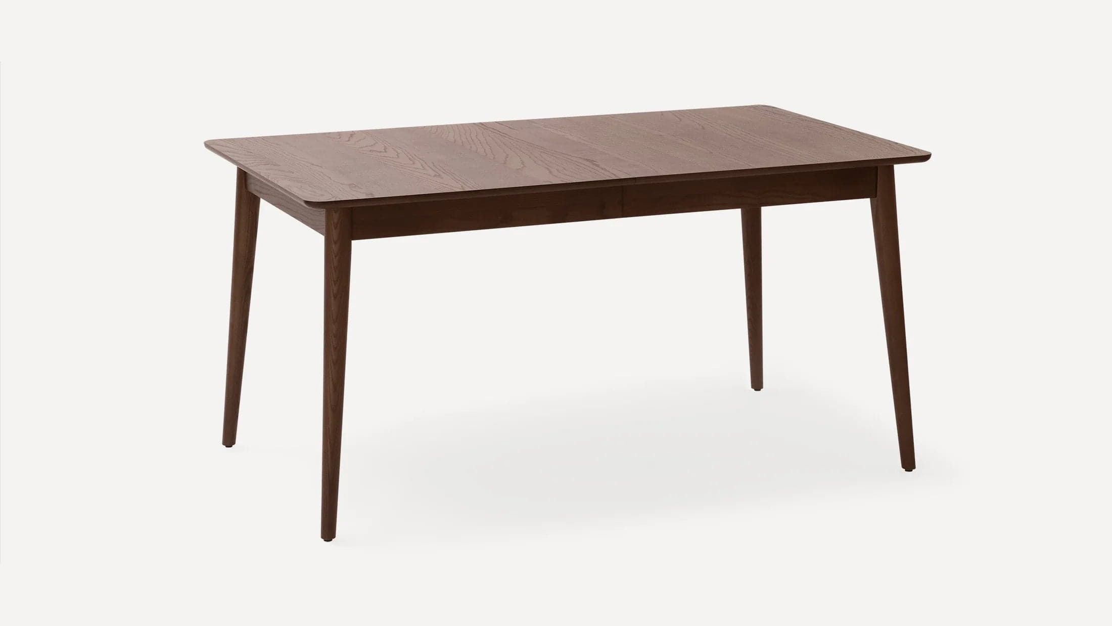 Burrow Serif Extendable Dining Table (59" to 79") Walnut Finish FFE-1410 - Thumbnail 2