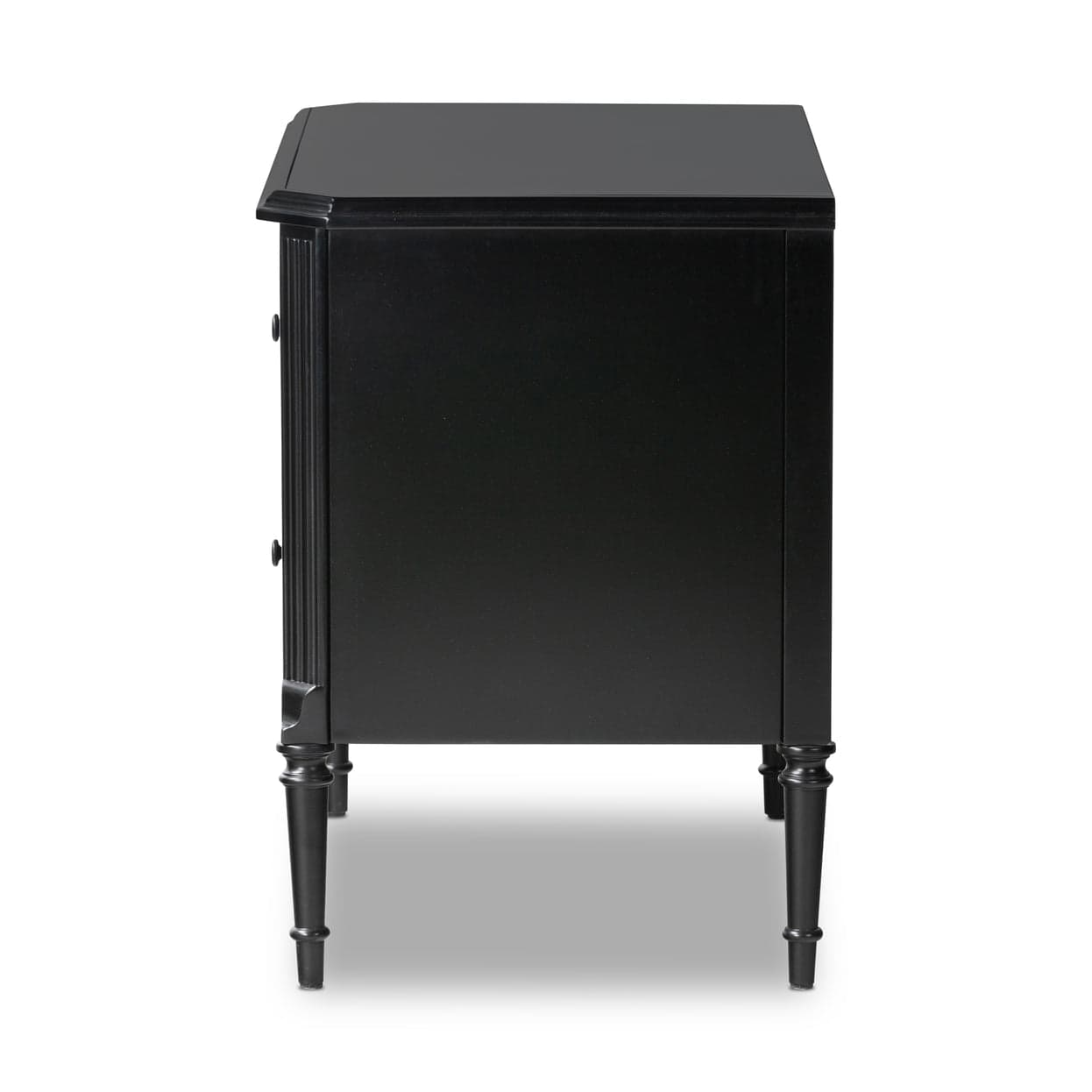 Four Hands 2 Drawer Black Lendon Nightstand FFE-1444 - Thumbnail 3