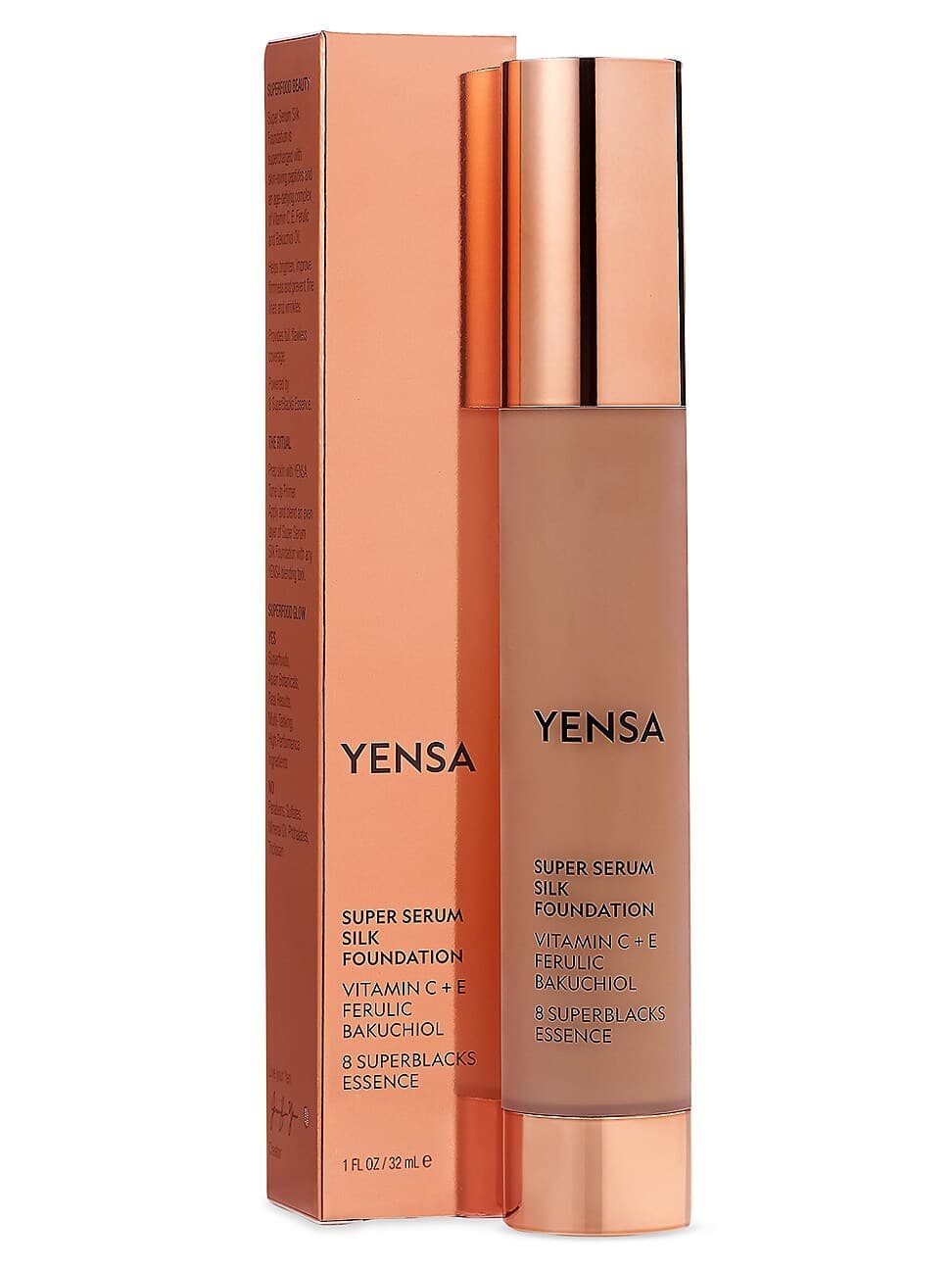Yensa Super Serum Silk Foundation Deep Warm 1 Fl Oz