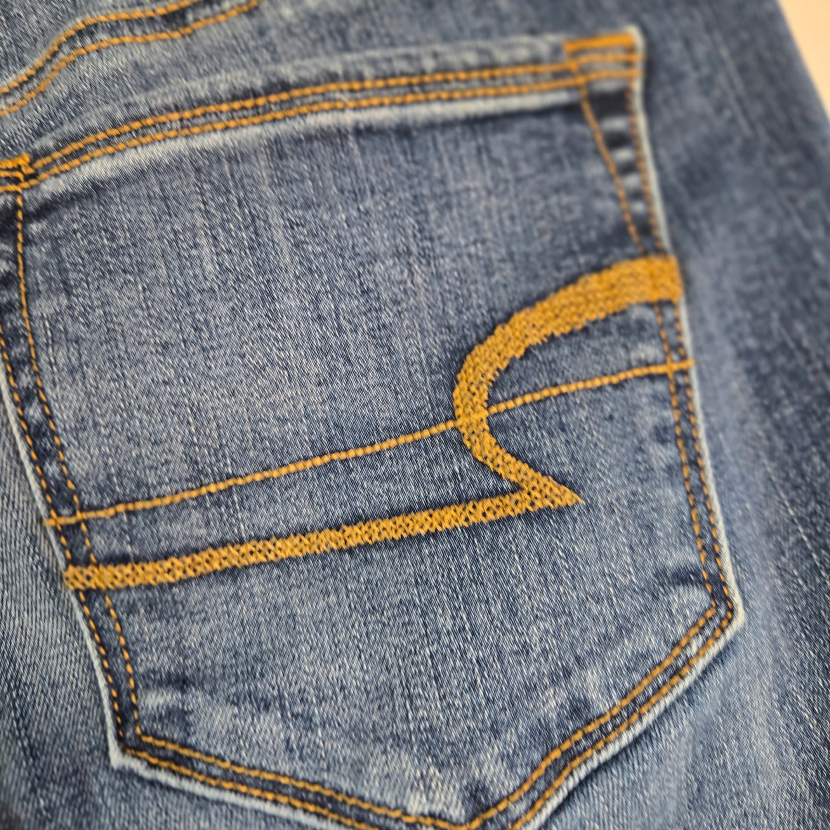 American Eagle Super Stretch Bootcut Jeans Size 6 - Thumbnail 4
