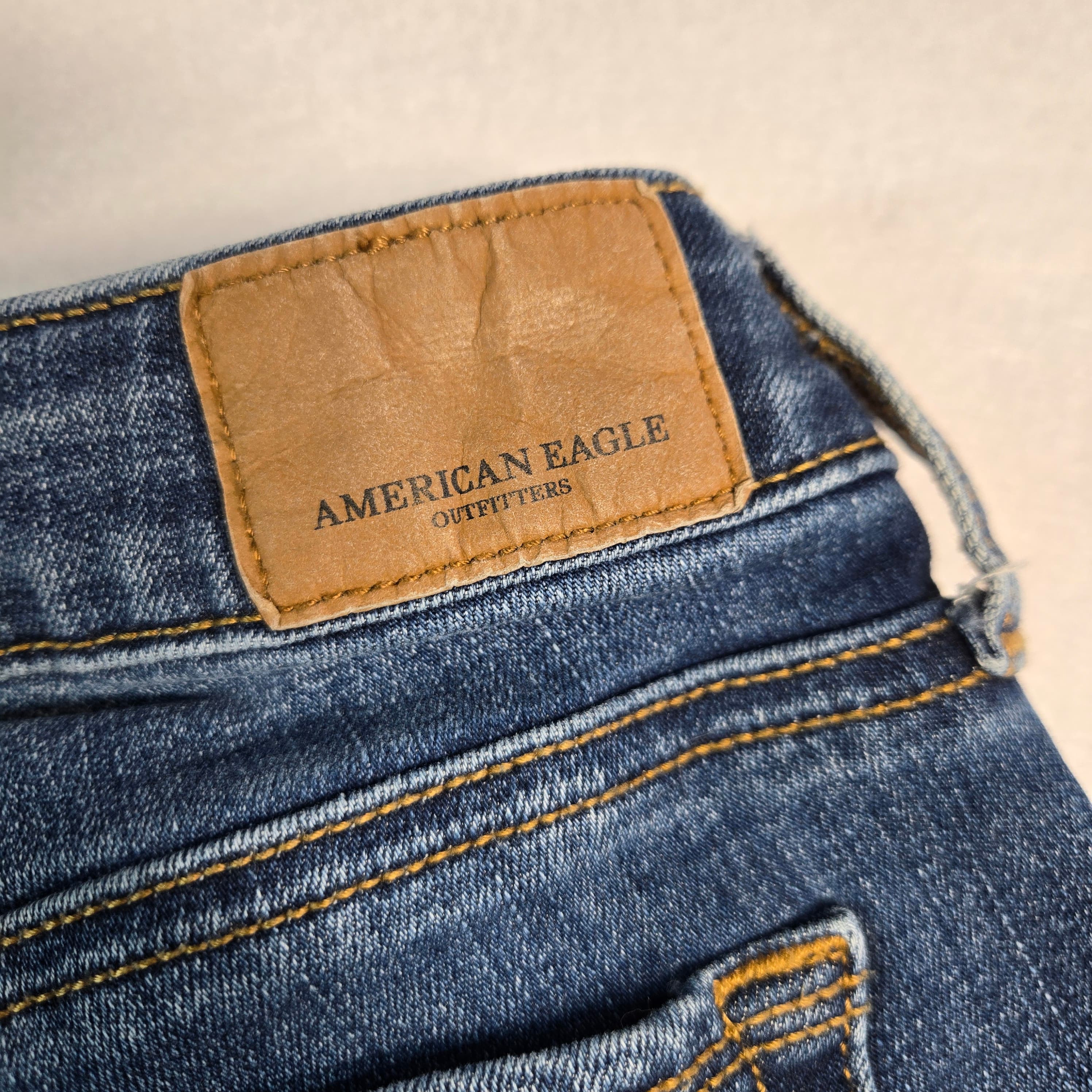 American Eagle Super Stretch Bootcut Jeans Size 6 - Thumbnail 5
