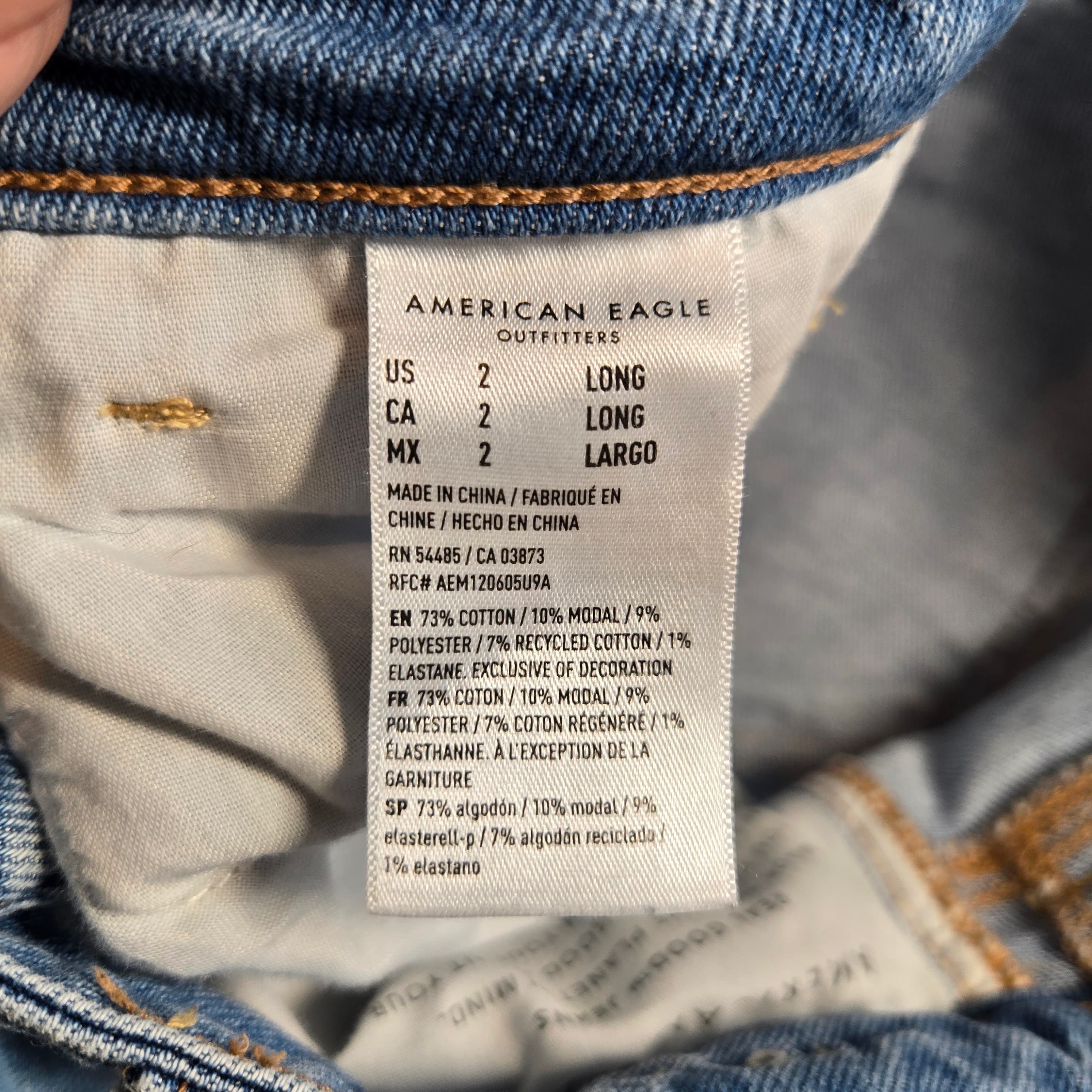 American Eagle Distressed Stretch Jeans - Thumbnail 3