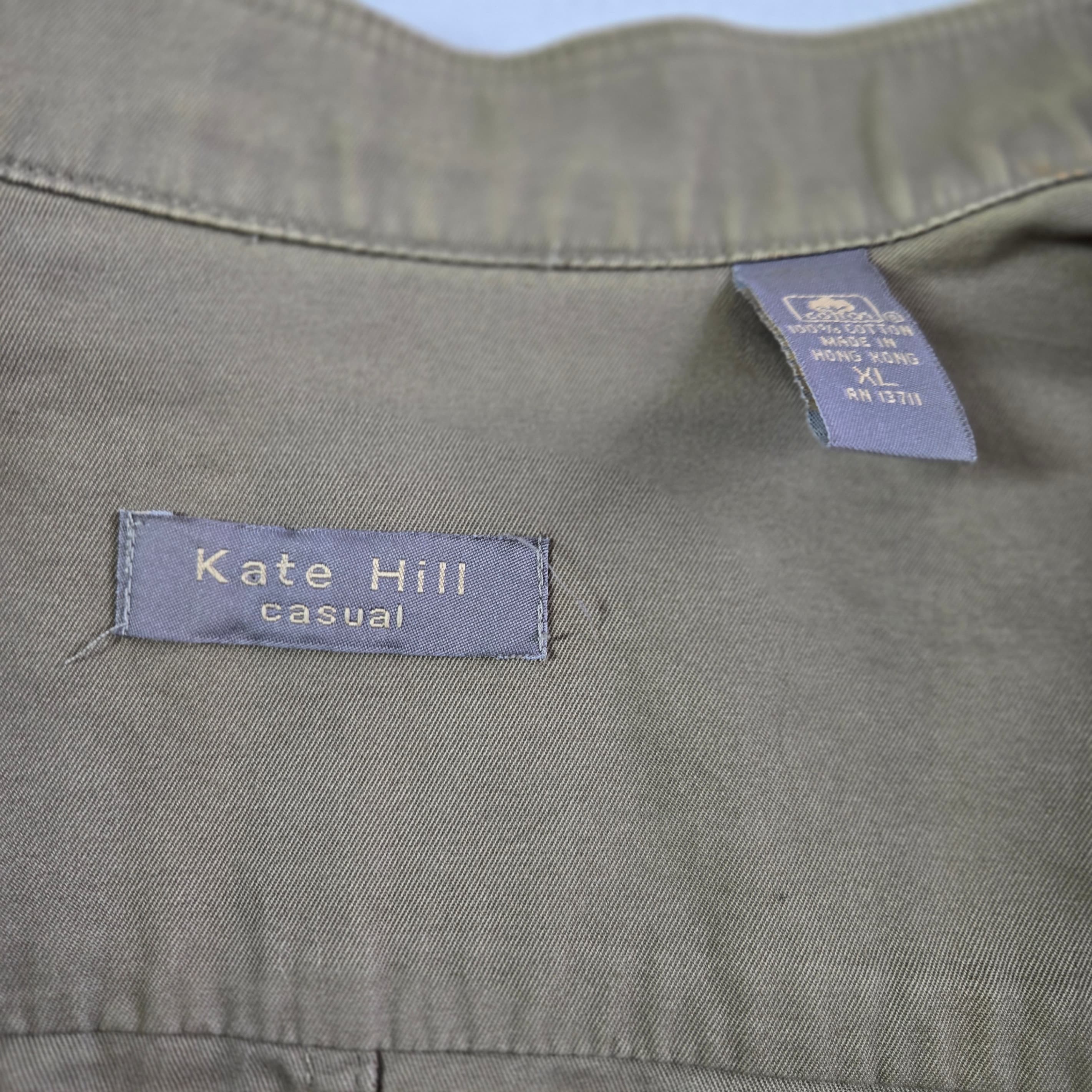 Kate Hill Casual Khaki Jacket XL - Thumbnail 3