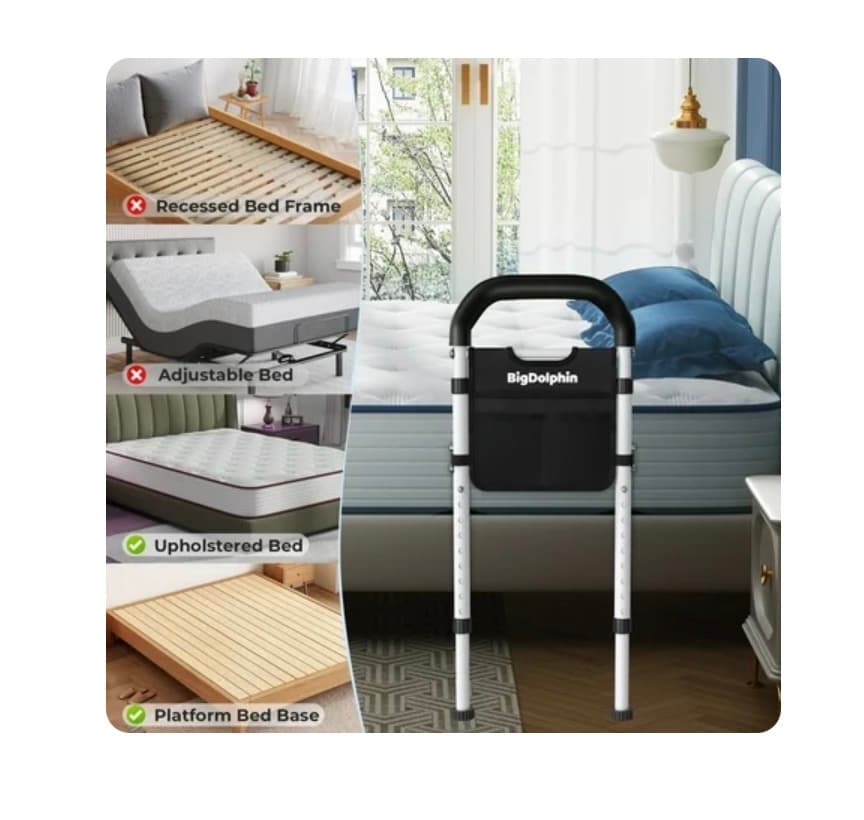 BigDolphin Bed Rail Support 350lbs Heavy Duty - Thumbnail 7