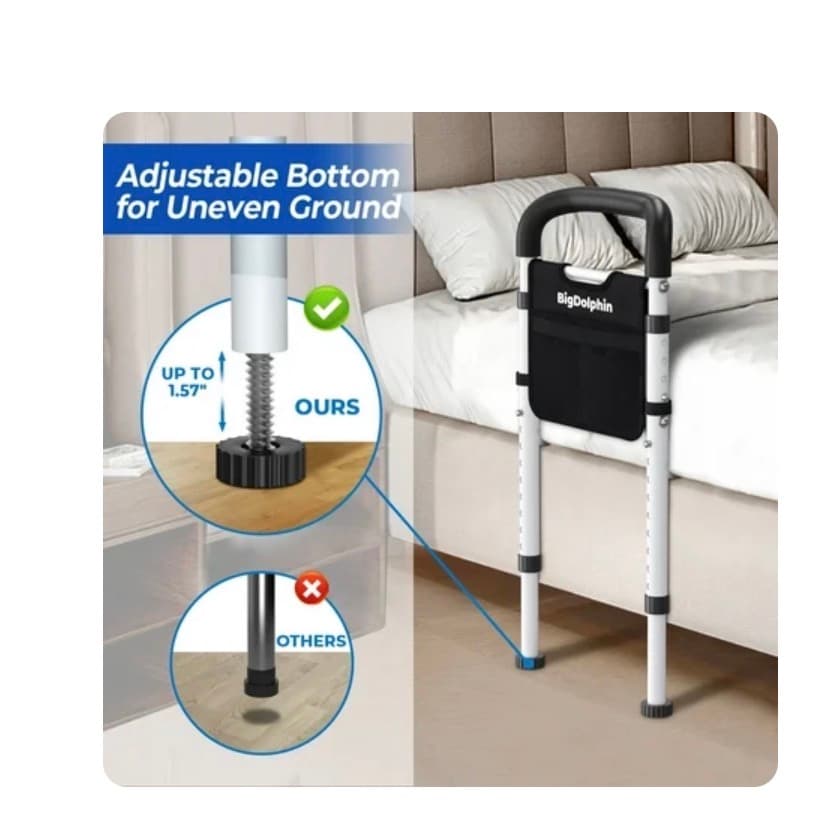 BigDolphin Bed Rail Support 350lbs Heavy Duty - Thumbnail 5