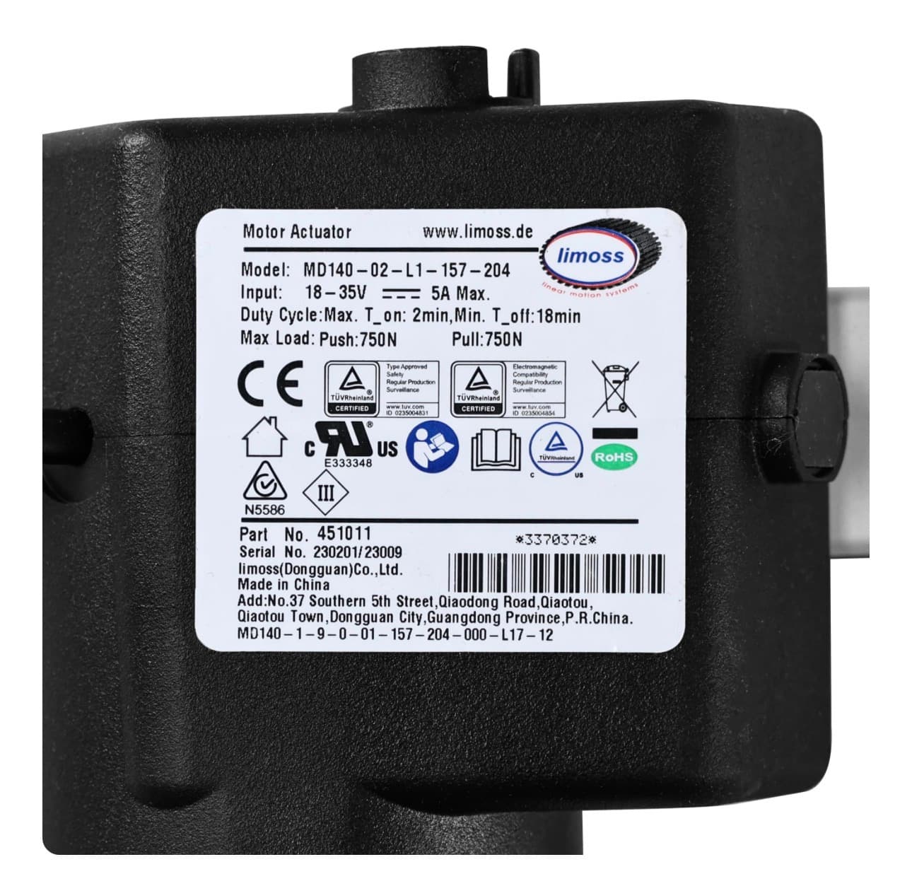 Fromann 451011 for Power Recliner Lift Chairs Motor Actuator Replacement - Thumbnail 6