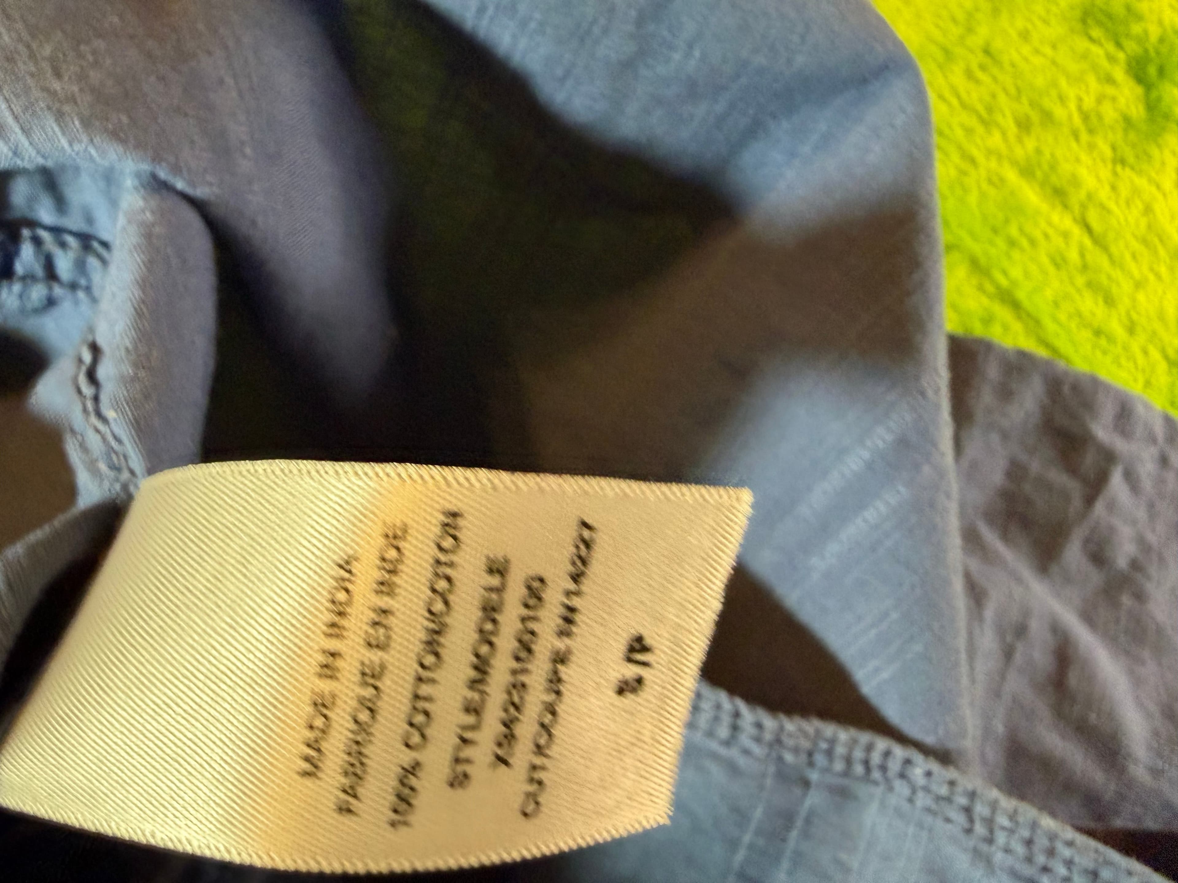 English Laundry Embroidered Western Button-Up Shirt Men's S Slate Blue Cotton - Thumbnail 4