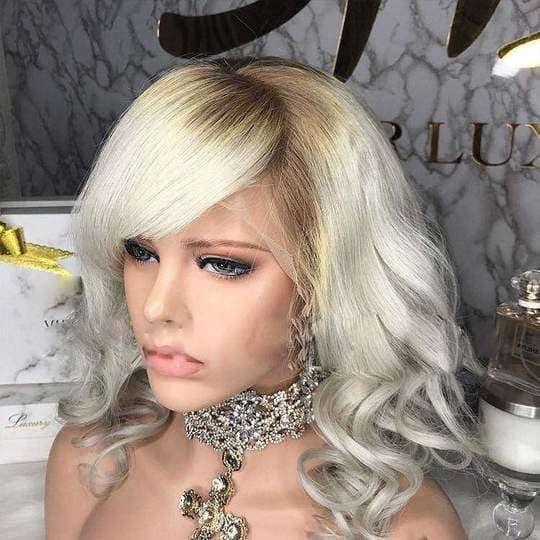 Virgin Human Hair Lace Front Wig
