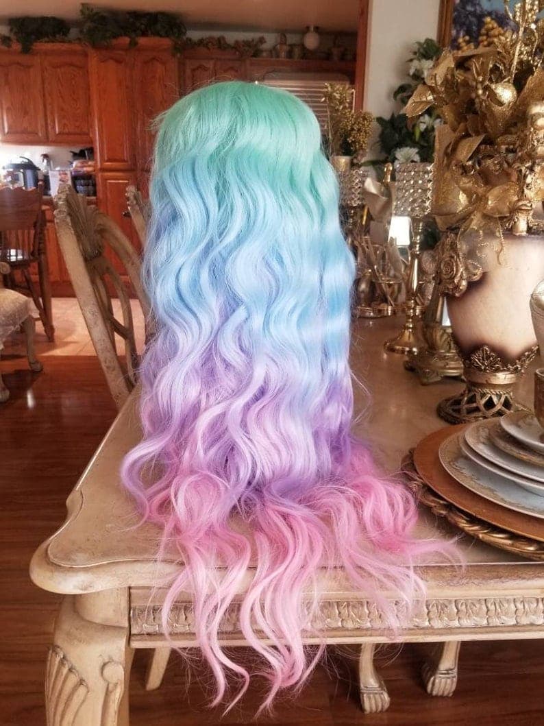 Rainbow Beauty Lace Front Wig 24-28 inches!! - Thumbnail 6