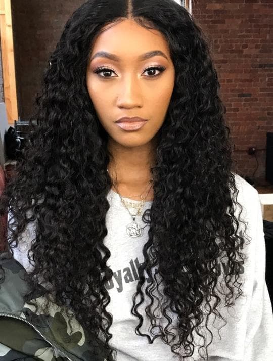 Virgin Human Hair Lace Front Wig - Thumbnail 2
