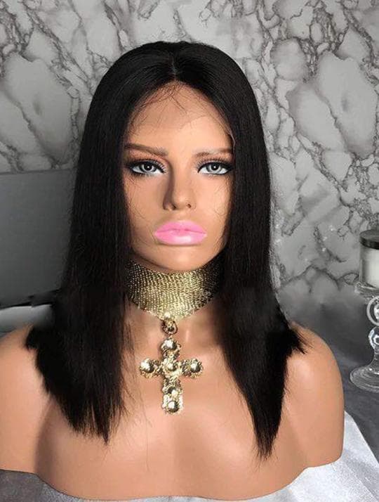 Virgin Human Hair Lace Front Wig
