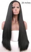 Yaki Human Hair Lace Front Wig 24-28 inches!! - Thumbnail 2