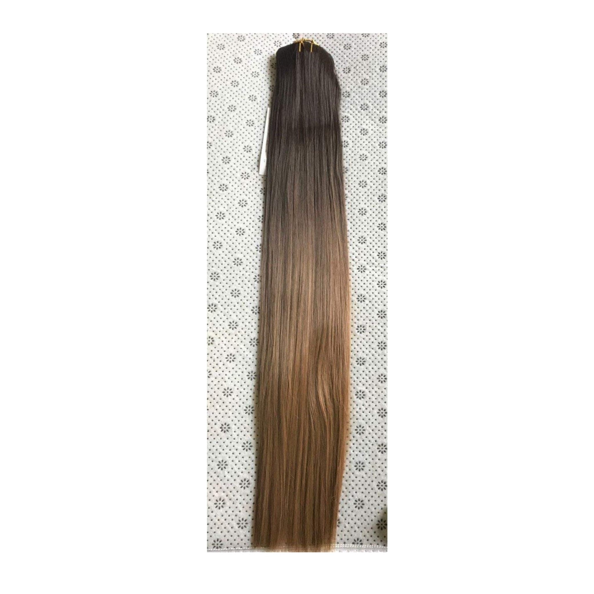 Dark Brown to Honey Blonde Full Head Clip in Extension - Thumbnail 2