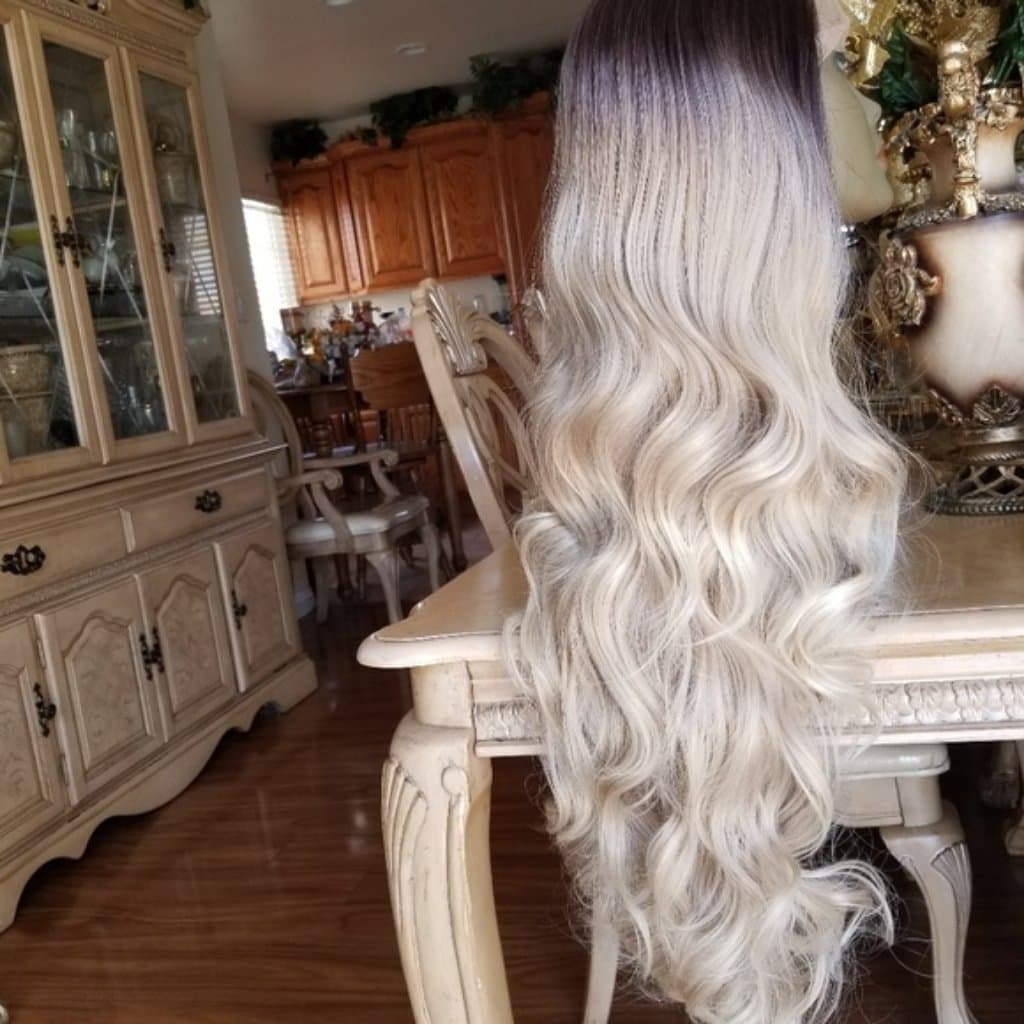 Ombre Dark Brown Blonde Lace Front Wig 24-26 inches!! - Thumbnail 8