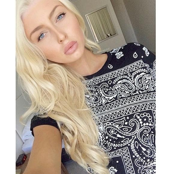 Pale Blonde Full Head Clip in Extension #60