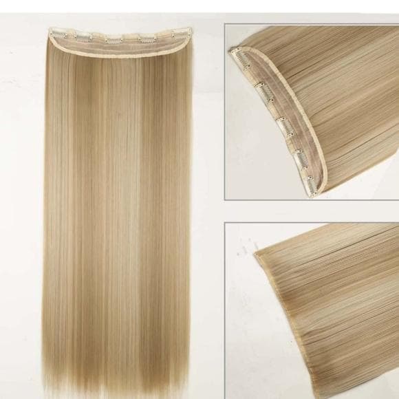 Ash & Bleach Blonde Full Head Clip in Extension
