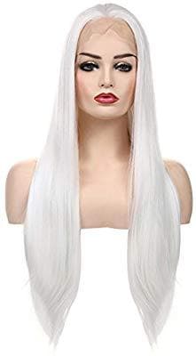 White Beauty Lace Front Wig - Thumbnail 6